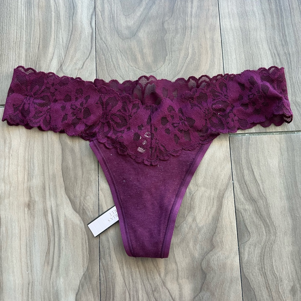 Victoria's Secret Deep Purple Lace Lingerie